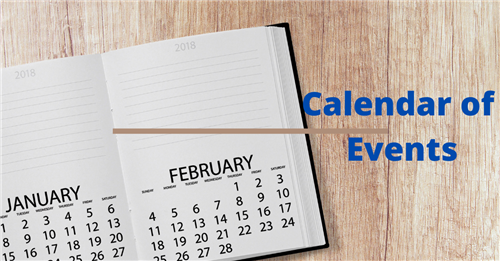 Calendar of Events 